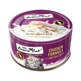 Fussie Cat Chicken & Chicken in Goat Milk Wet Cat Food