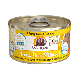 Weruva Press Your Dinner Chicken Pate Wet Cat Food
