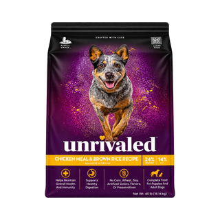 Unrivaled Chicken Meal & Rice Dry Dog Food