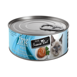 Fussie Cat Fine Dining Pate Tuna Vegetables Wet Cat Food