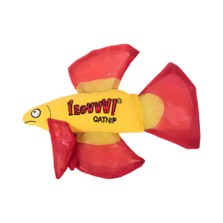 Yeowww Catnip Mo Betta Fish Red Cat Toy