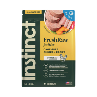 Instinct 85/15 Raw Chicken Patties Frozen Dog Food