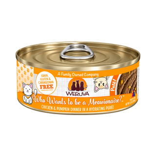 Weruva Who Wants to be a Meowionaire Chicken & Pumpkin Wet Cat Food
