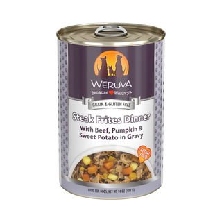 Weruva Steak Frites Dinner Beef, Pumpkin & Sweet Potato Wet Dog Food