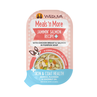 Weruva Meals N' More Jammin' Salmon Recipe Plus Skin & Coat Wet Dog Food