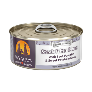 Weruva Steak Frites Dinner Beef, Pumpkin & Sweet Potato Wet Dog Food