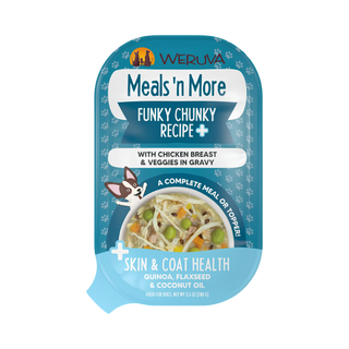 Weruva Meals N' More Funky Chunky Recipe Plus Skin & Coat Wet Dog Food