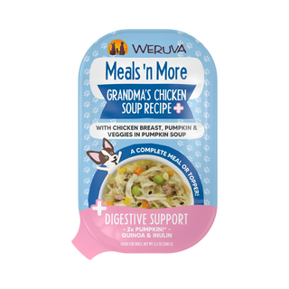 Weruva Meals N' More Grandma's Chicken Soup Recipe Plus Digestive Support Wet Dog Food