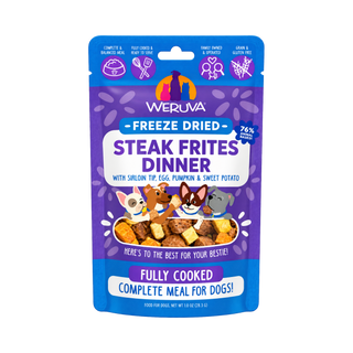 Weruva Steak Frites Freeze Dried Dog Food