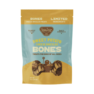 Gaines Sweet Potato Cheese Drizzle Bone Dog Treats