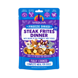 Weruva Steak Frites Freeze Dried Dog Food