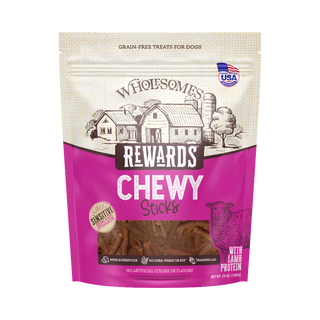 Wholesomes Rewards Chewy Lamb Sticks Dog Treats