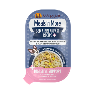 Weruva Meals N' More Bed & Breakfast Recipe Plus Digestive Support Wet Dog Food