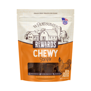 Wholesomes Rewards Chewy Chicken Strips Dog Treats
