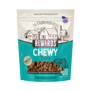 Wholesomes Rewards Chewy Whitefish Bites Dog Treats