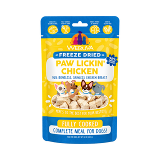 Weruva Paw Lickin' Chicken Freeze Dried Dog Food