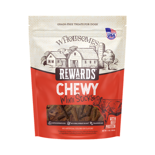 Wholesomes Rewards Chewy Beef Mini Sticks Dog Treats