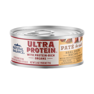 Natural Balance Ultra Protein Pate Real Duck Recipe Wet Cat Food