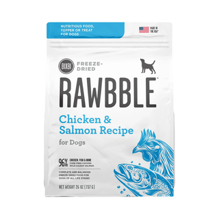 BIXBI Rawbble Salmon & Chicken Recipe Freeze Dried Dog Food