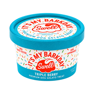 Swell Gelato It's My Barkday Triple Berry Frozen Dog Treat