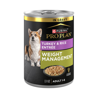Purina Pro Plan Adult Weight Management Turkey & Rice Wet Dog Food