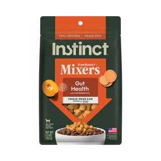 Instinct Raw Boost Mixers Gut Health Freeze Dried Dog Food