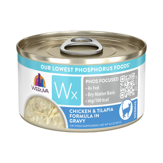 Weruva Wx Low Phosphorus Focused Chicken & Tilapia Wet Cat Food