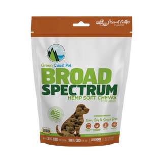 Broad Spectrum 30 ct Hemp Soft Chew Peanut Butter 90 mg