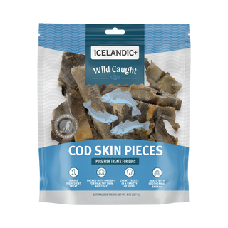 Icelandic Cod Skin Pieces Dog Treats