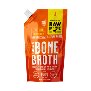 Raw Dynamic Bison Bone Broth Wet Dog Food