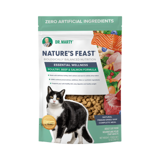 Dr. Marty's Nature's Feast Beef, Salmon & Poultry Freeze Dried Cat Food
