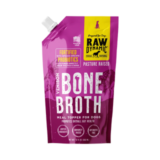 Raw Dynamic Venison Bone Broth Wet Dog Food