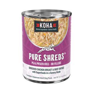 Koha Pure Shreds Chicken & Beef Wet Dog Food
