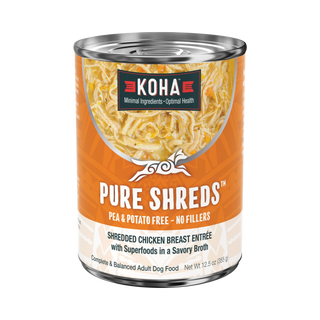 Koha Pure Shreds Shredded Chicken Breast Entrée Wet Dog Food