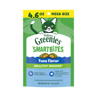 Feline Greenies Smart Bites Hairball Control Tuna Cat Treat