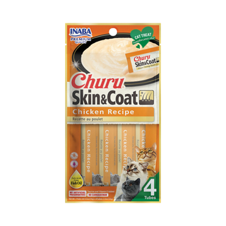 Inaba Churu Purees Skin & Coat Cat Treat
