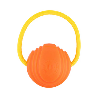 Project Hive Dog Toy Looped Zoomer Ball Orange