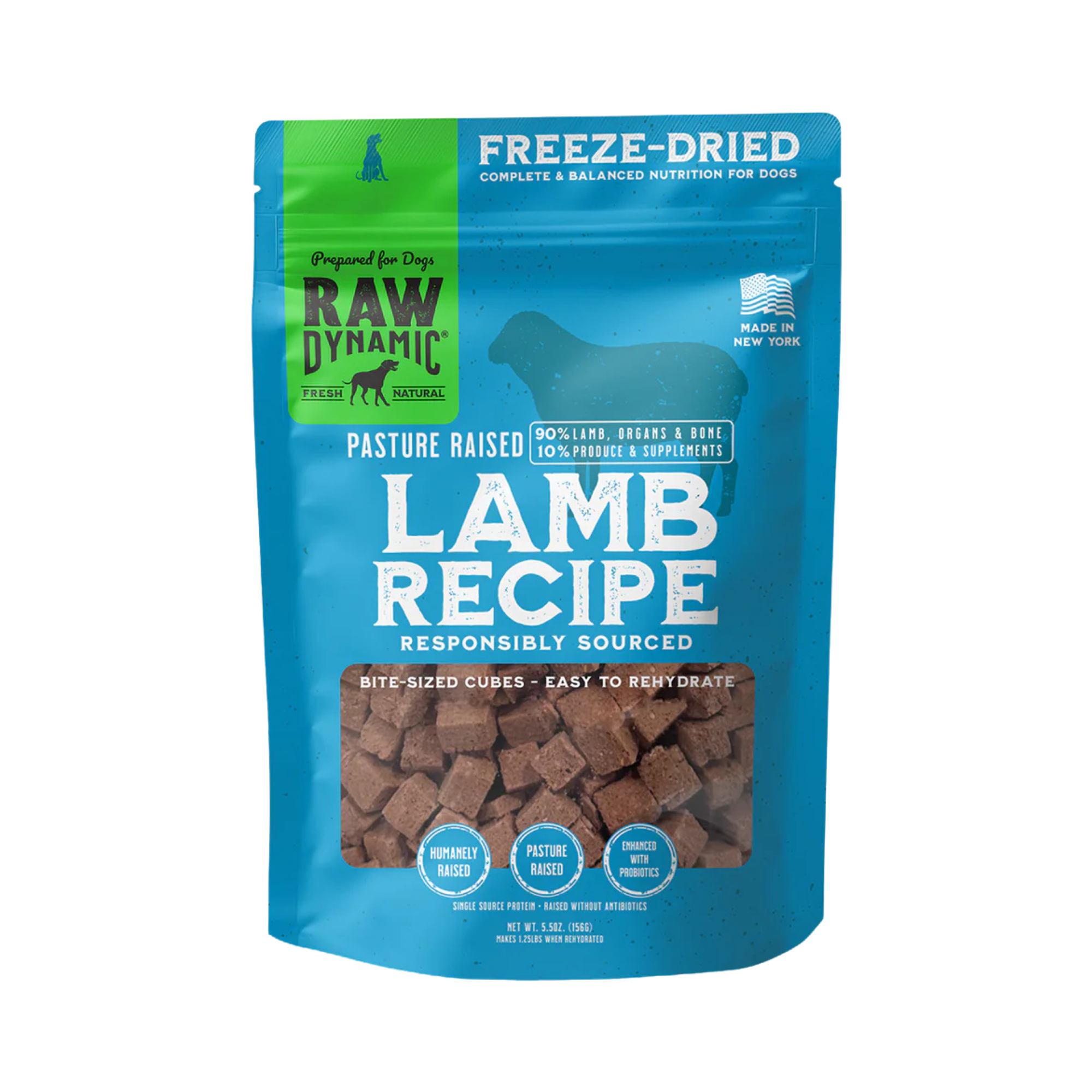 Raw Dynamic Freeze Dried Lamb Dog Food