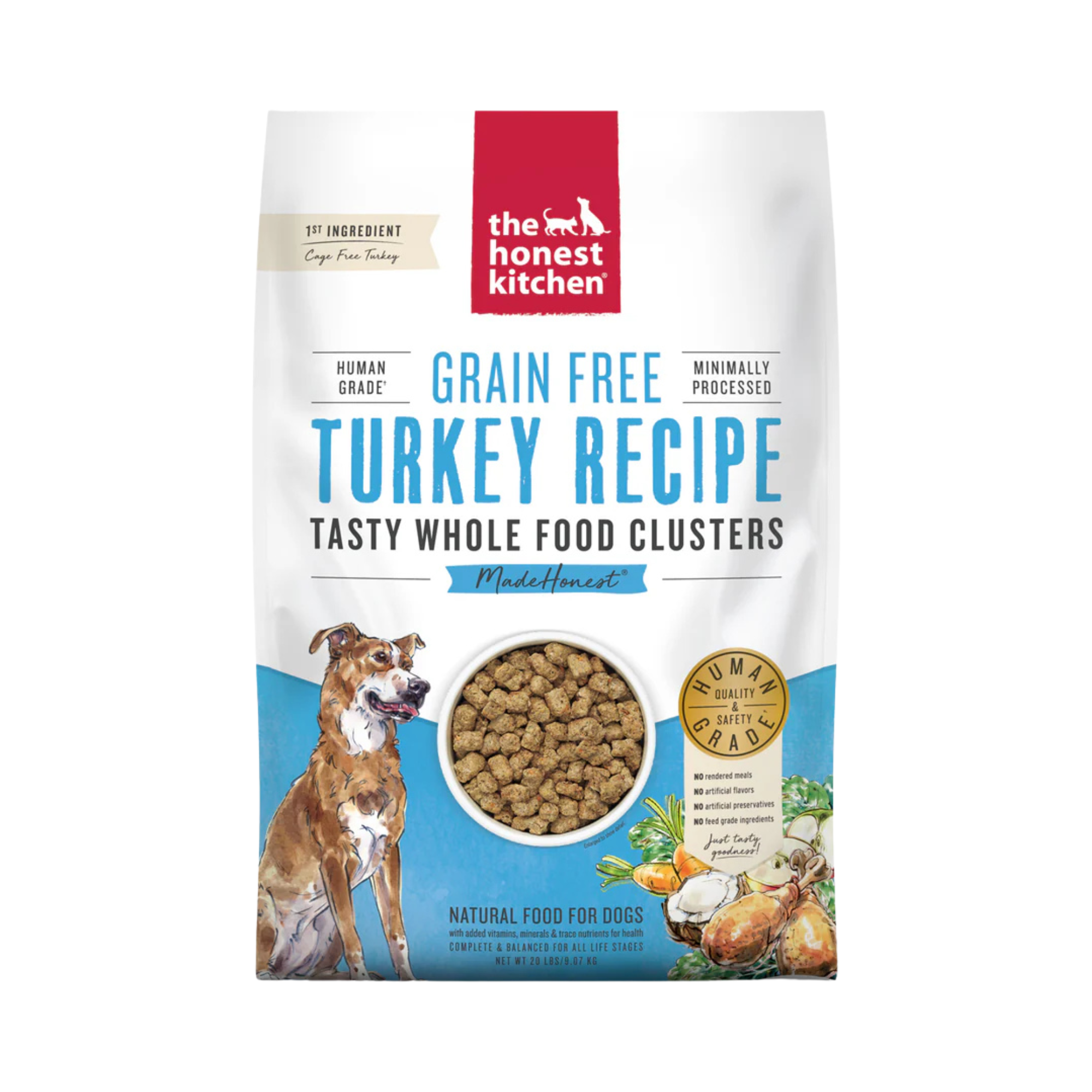 The Honest Kitchen Grain Free Whole Food Clusters Turkey