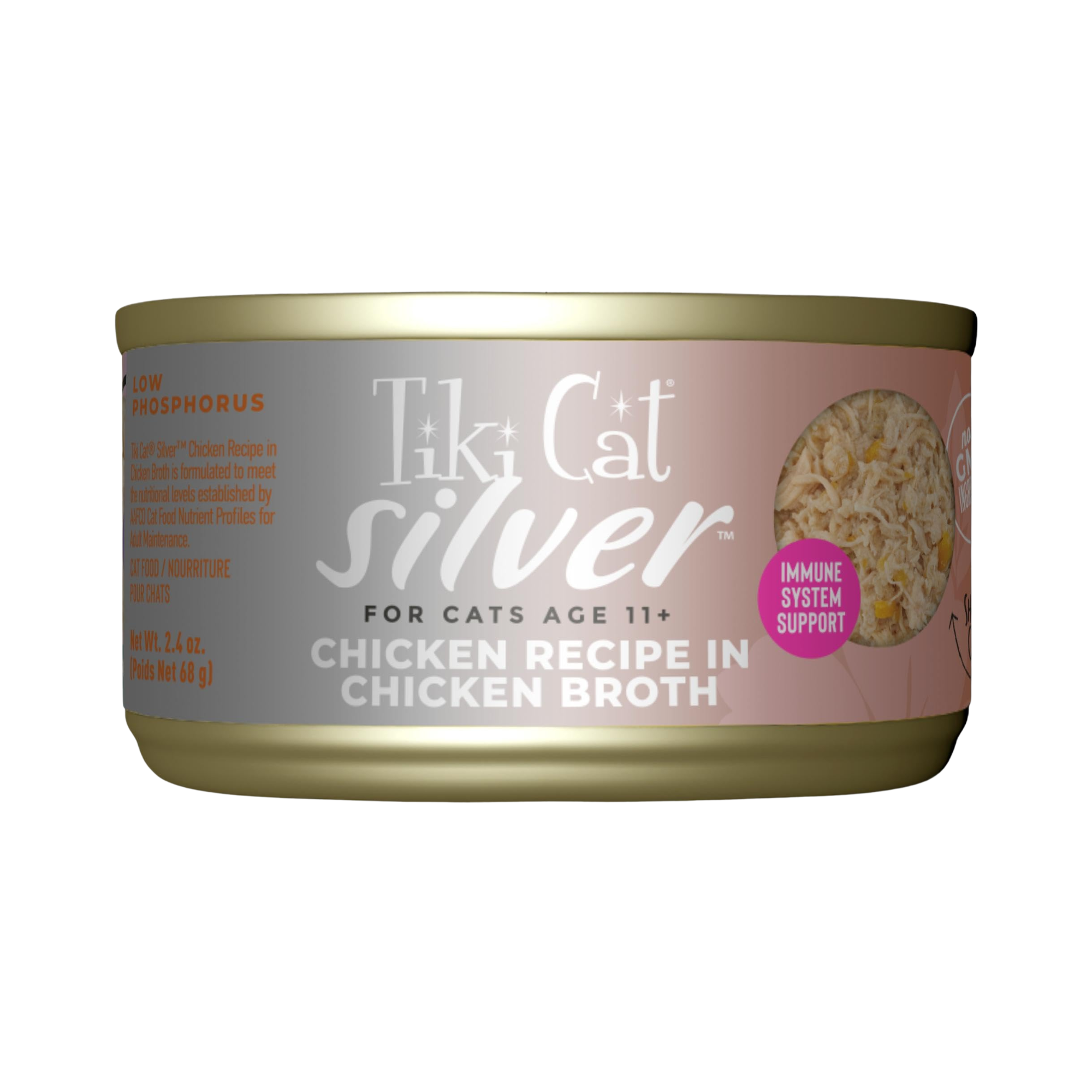 Tiki Cat Silver Cans-Chicken & Chicken Broth Cat Canned