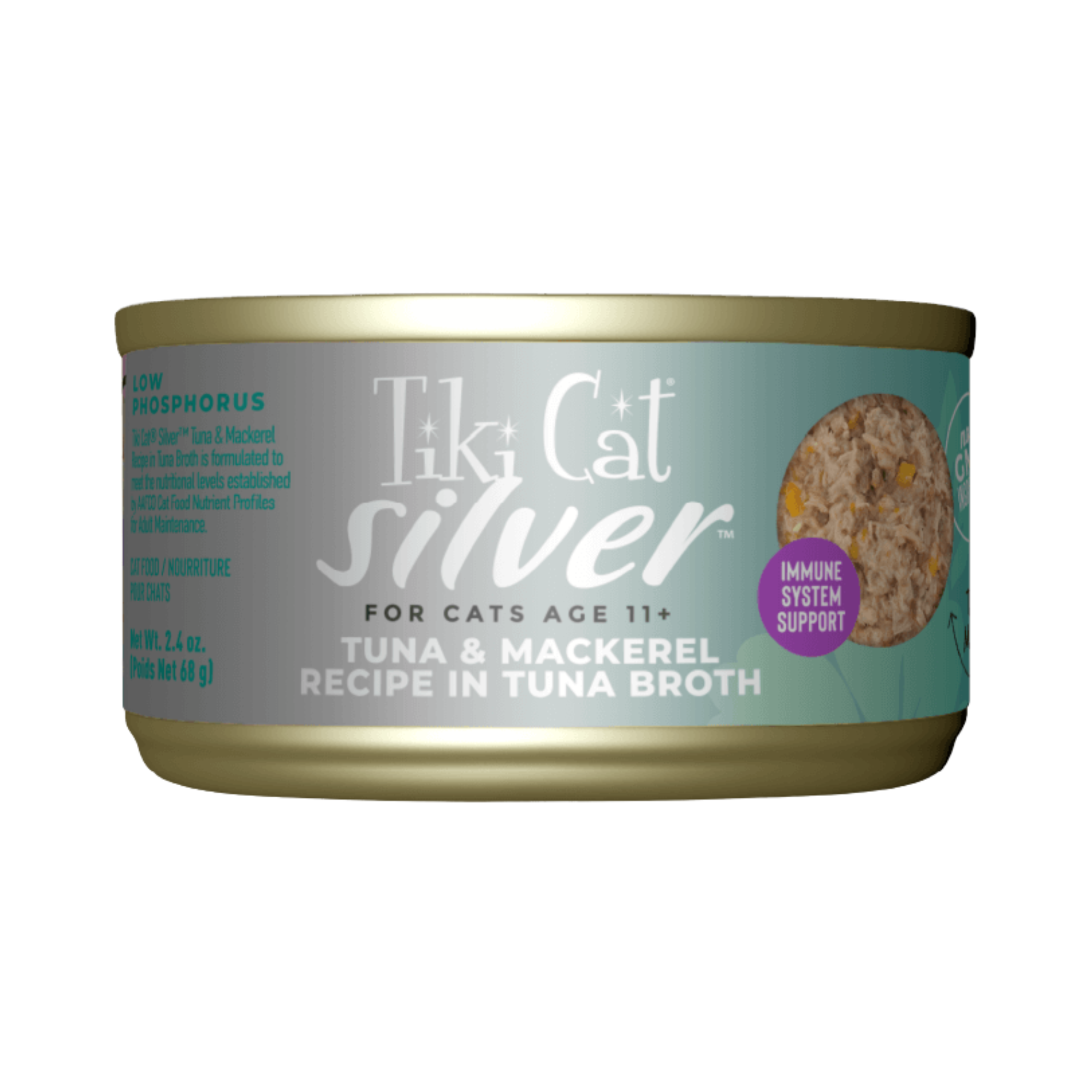 Tiki Cat Silver Tuna Mackeral Cat Canned