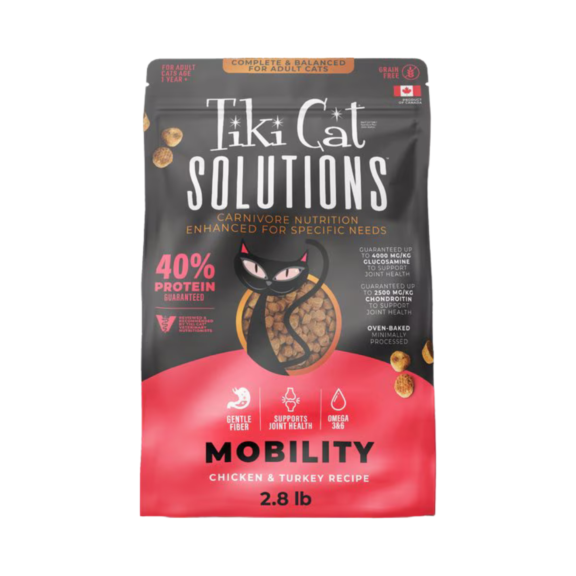 Tiki Cat Solutions Mobility Chicken & Turkey Dry Cat Food