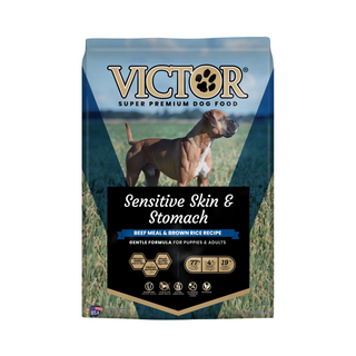 Victor Dog Dry Sensitive Skin & Stomach Beef Brown Rice