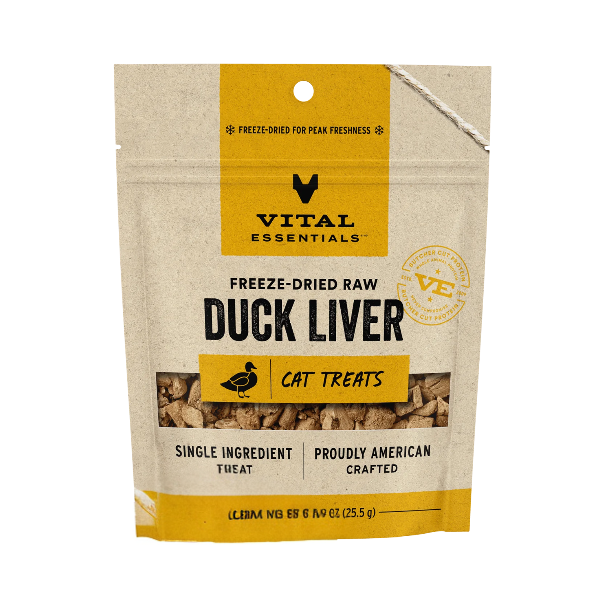 Vital Essentials Duck Liver Cat Treats