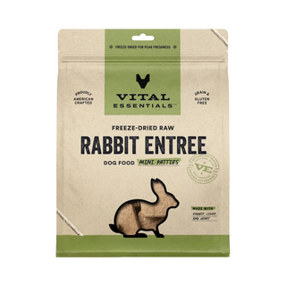 Vital Essentials Freeze Dried Rabbit Dog Food