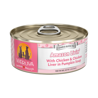 Weruva Amazon Chicken & Chicken Liver In Pumpkin Soup Dog Canned