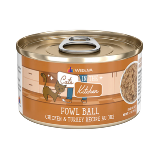 Weruva Cats In The Kitchen Fowl Ball Chicken & Turkey Wet Cat Food