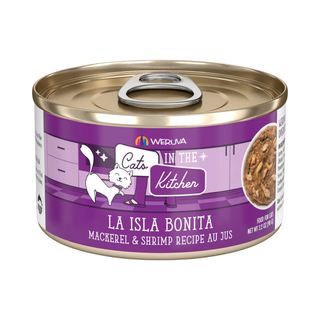 Weruva Cats In The Kitchen La Isla Bonita Mackerel & Shrimp Cat Canned