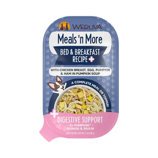 Weruva Meals N' More Bed & Breakfast Recipe Plus Digestive Support Wet Dog Food