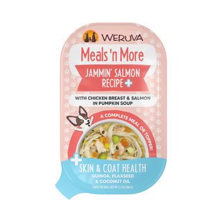 Weruva Meals N' More Jammin' Salmon Recipe Plus Skin & Coat Wet Dog Food